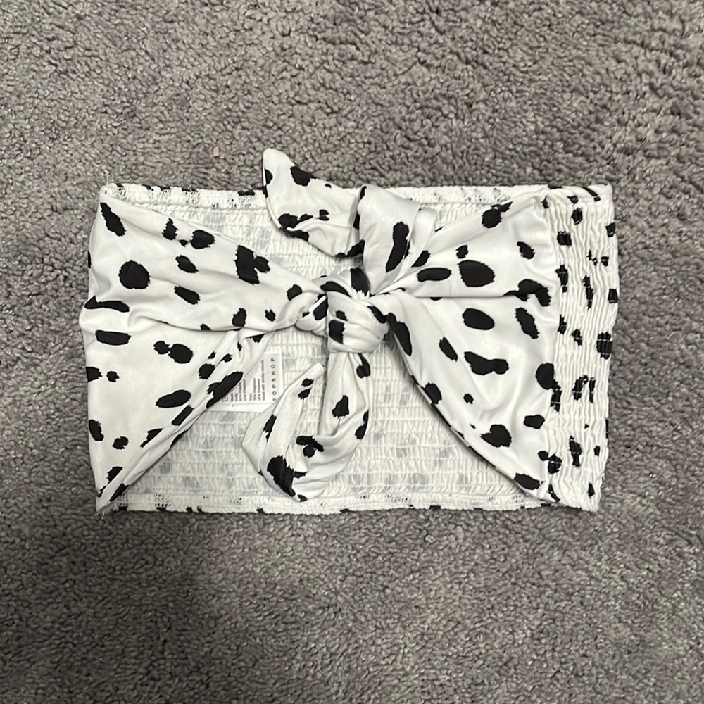TOPSHOP tie tube top